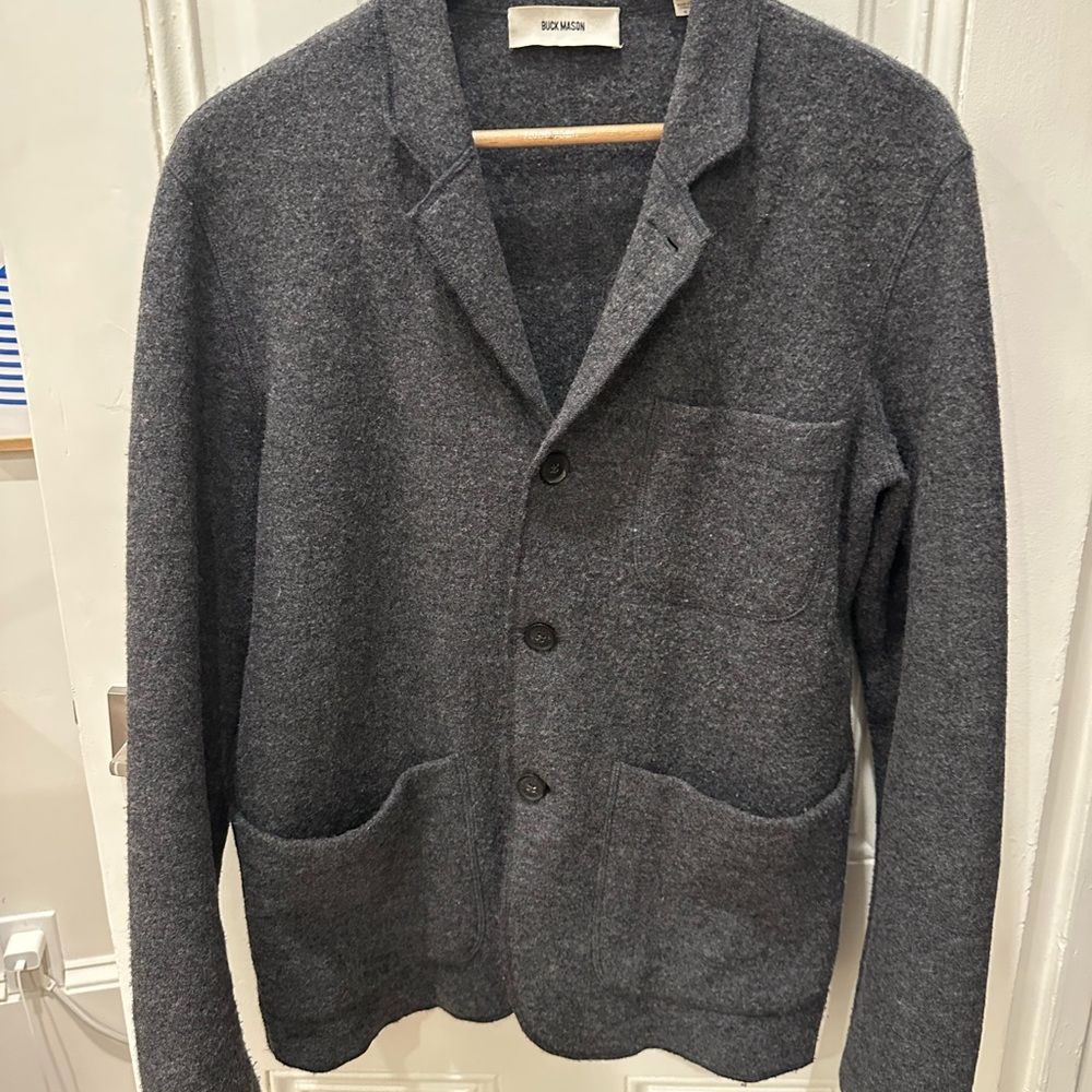 Buck Mason Charcoal Wool Jacket